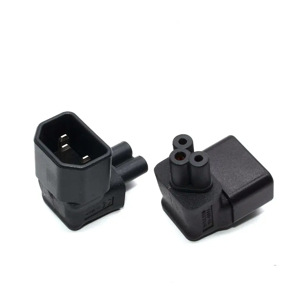 Угловой адаптер IEC 320 C14 в C5 угловой преобразователя 320|angle|angle adapter |