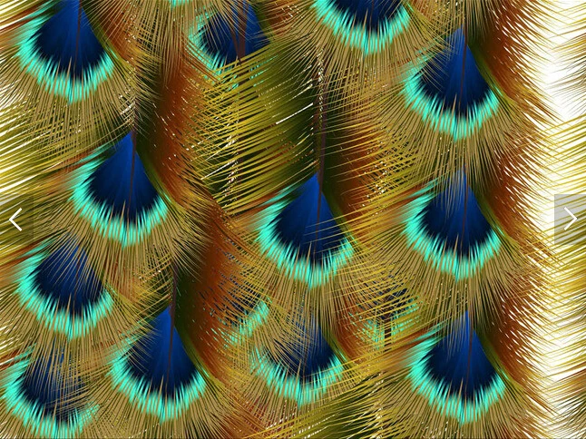 Пользовательские фотообои перо павлина 3D современные обои роспись для гостиной