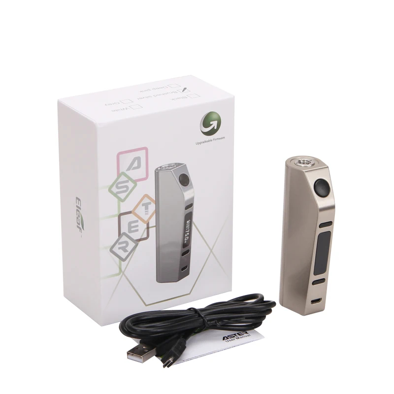 100% оригинал Eleaf ASTER Mod 75 Вт TC Box mod VW/Bypass/Smart/TC режимы |