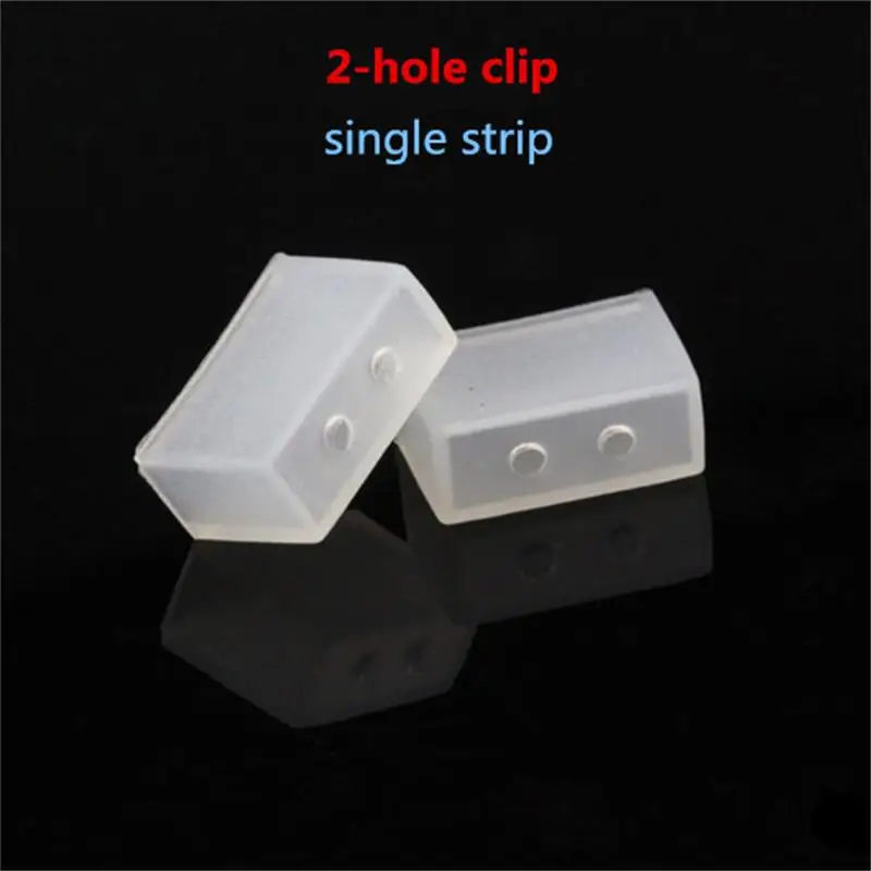 100 шт. силиконовые зажимы концевые колпачки для SMD 5050 3528 3014 ws2801 ws2811 ws2812b