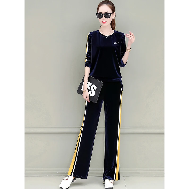 Большие размеры 4XL 2019 новые весенние золотые бархатные повседневные топы с