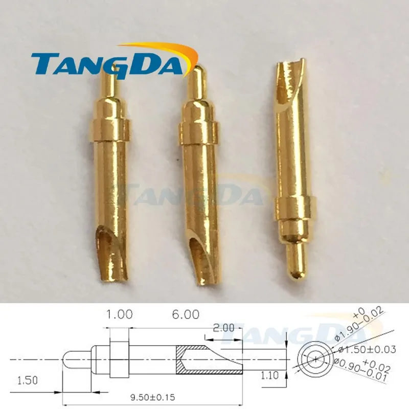 

Tangda pogopin 1,9*9,5 мм разъемы антивирусные взрывные продукты, проводящий наконечник пружины иглы (можно настроить)