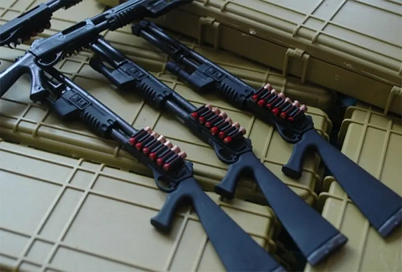 1/6 весы солдат Бенелли M1 супер 90 12 калибра с массовыми беспорядками escopeta модели