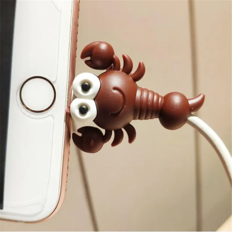 N Телефон USB защитный кабель chompers шнур животное укус зарядное устройство держатель проводов Органайзер силиконовый чехол зарядное устройство - Цвет: N