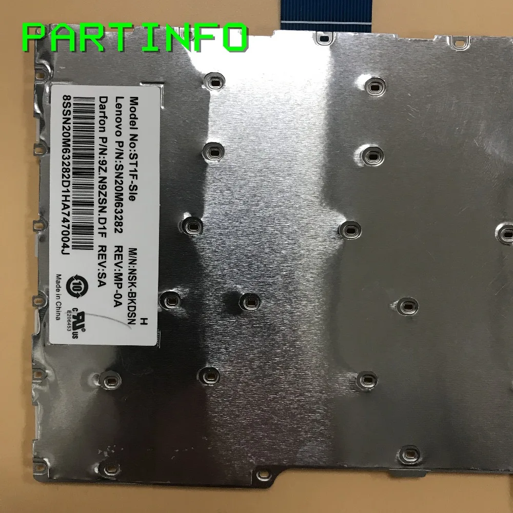Клавиатура SLO белая для ноутбука Lenovo Yoga 3 11(11 дюймов) 300-11IBR 300-11IBY 700-11ISK Flex 11 |