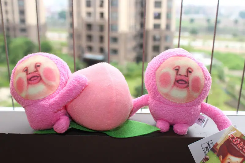 1 шт. игра Фея ферма фигурка Милая Kobito Dukan Cobit Zukan Kakure Momojiri Peach Jun Hug персиковая