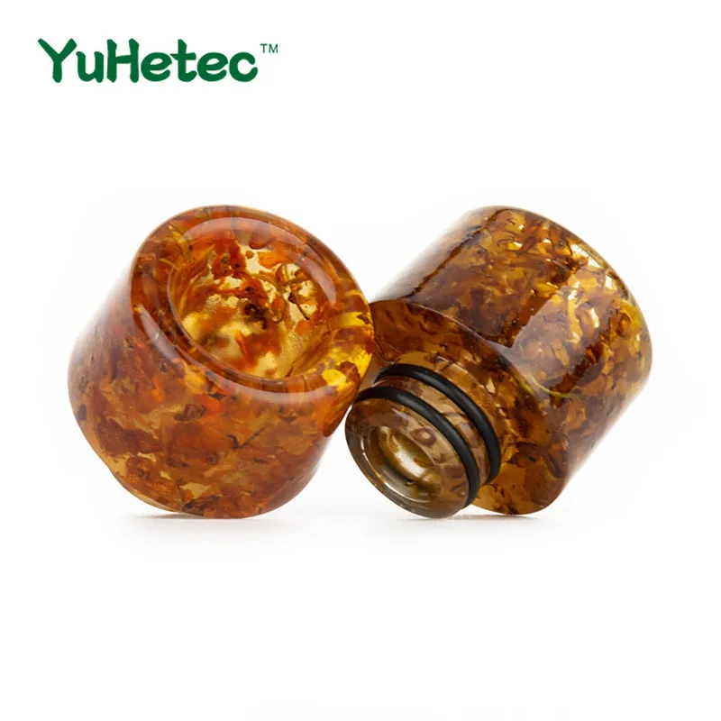 

2PCS YUHETEC 510 Resin Drip Tip for ijust S/TFV8 baby/TFV12 BABY PRINCE/stick M17