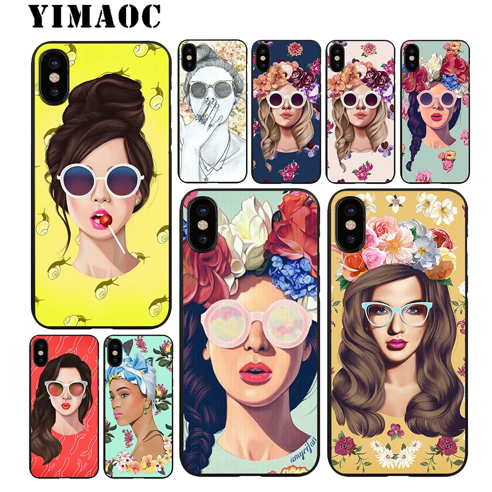 YIMAOC Young Wild Free просто для девочек мягкий силиконовый чехол iPhone 11 Pro Xr Xs Max X или 10 8 7 6 6S