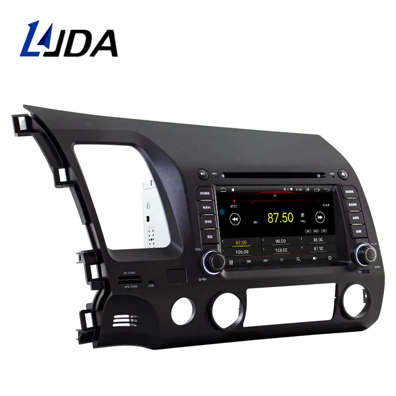 Автомагнитола DSP Carplay 2 Din Android 10 0 для HONDA Civic 2007 2011 Wi Fi автомобильный мультимедийный