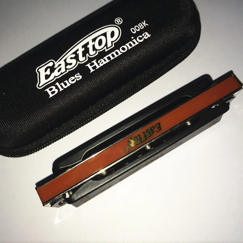 Губная гармошка Easttop диатоническая с 10 отверстиями 2 цвета 12 клавиш|easttop