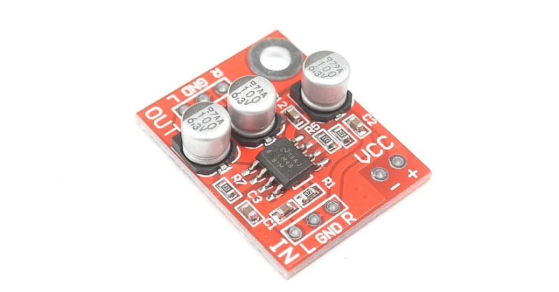 LM4881 Headphone Headset Amplifier Board Mini Audio Preamplifier Amplifiers 2.7-5.5V 25*20mm | Электроника