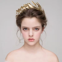 leaves headband wedding headpiece handmade bridal hair vine hair accessories wedding crowns tiaras