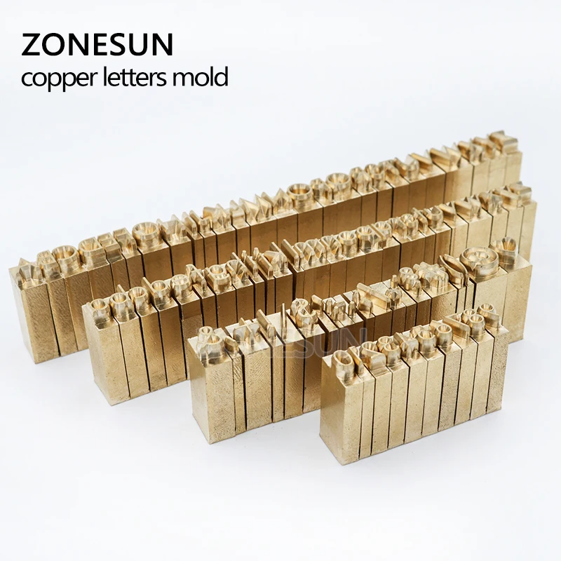 ZONESUN изготовленный на заказ форма для логотипа гравировальный гибкий латунный