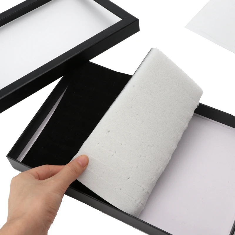 JAVRICK кольцо Дисплей Чехол Органайзер для хранения ювелирных изделий лоток 100 шт.