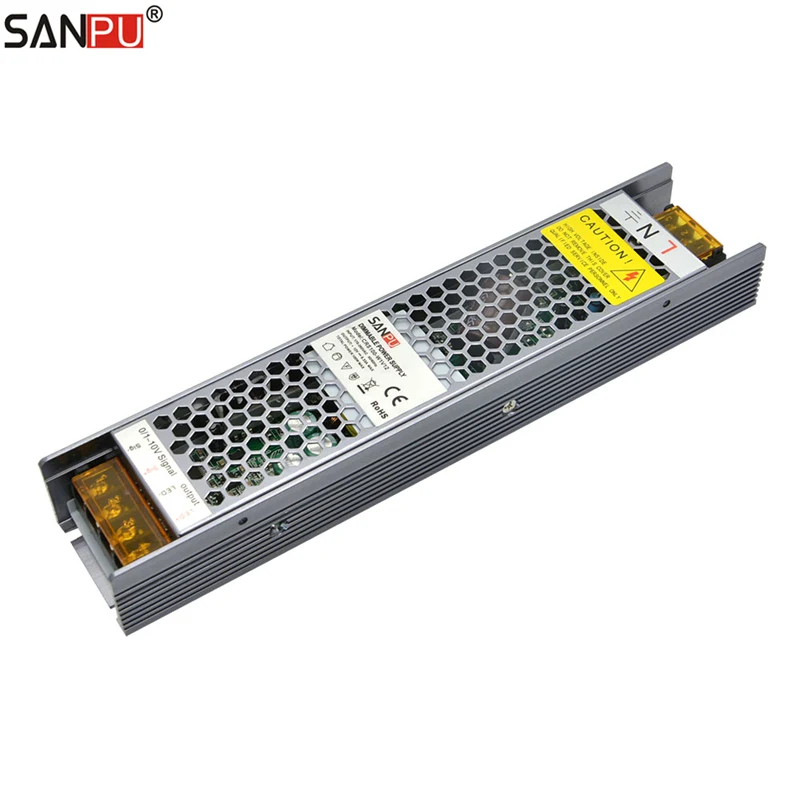 

SANPU Dimmable Power Supply 12V 100W 8A Triac 0-10V 2in1 Dimming LED Driver 220V 240V AC-DC 12 Volt Lighting Transformer 12VDC