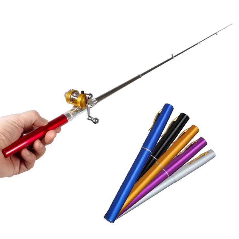Лидер продаж мини рыболовная удочка для кемпинга и путешествий катушка