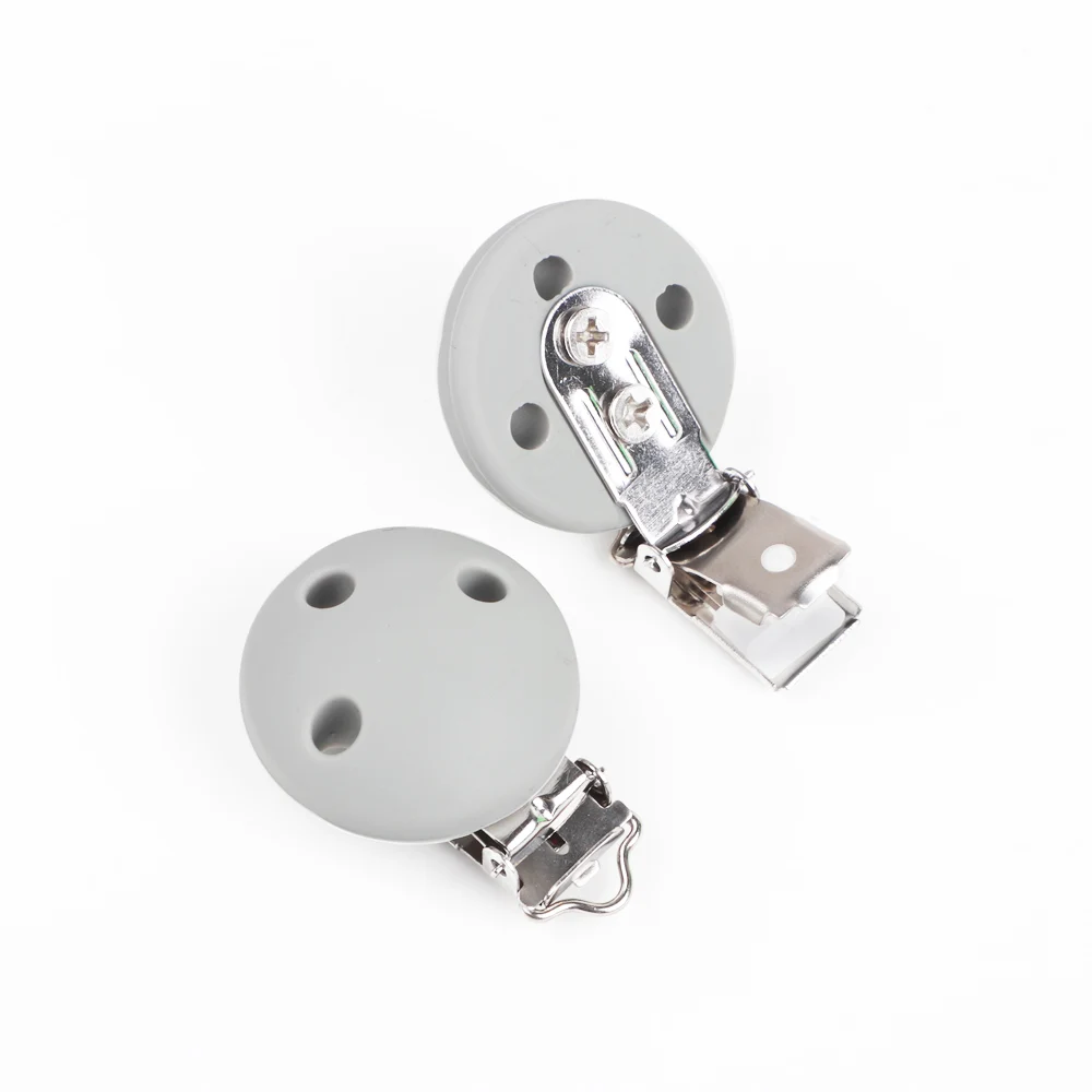 JZ1006-14 TYRY. HU 10 шт. силиконовые круглые зажимы для соски аксессуары для прорезывания зубов Perle алфавит DIY инструмент Chupetas Para детские игрушки - Цвет: JZ1006-14