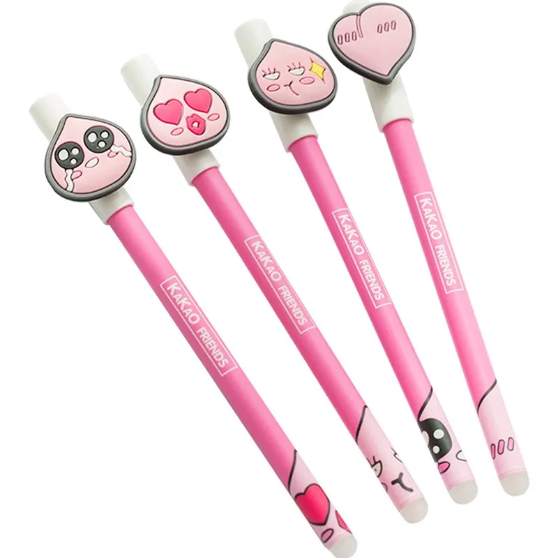 

1 шт. 0,5 мм волшебный стираемая ручка милые Пластик гелевая ручка с синими чернилами Papelaria пишущие инструменты кавайные канцелярские школьны...