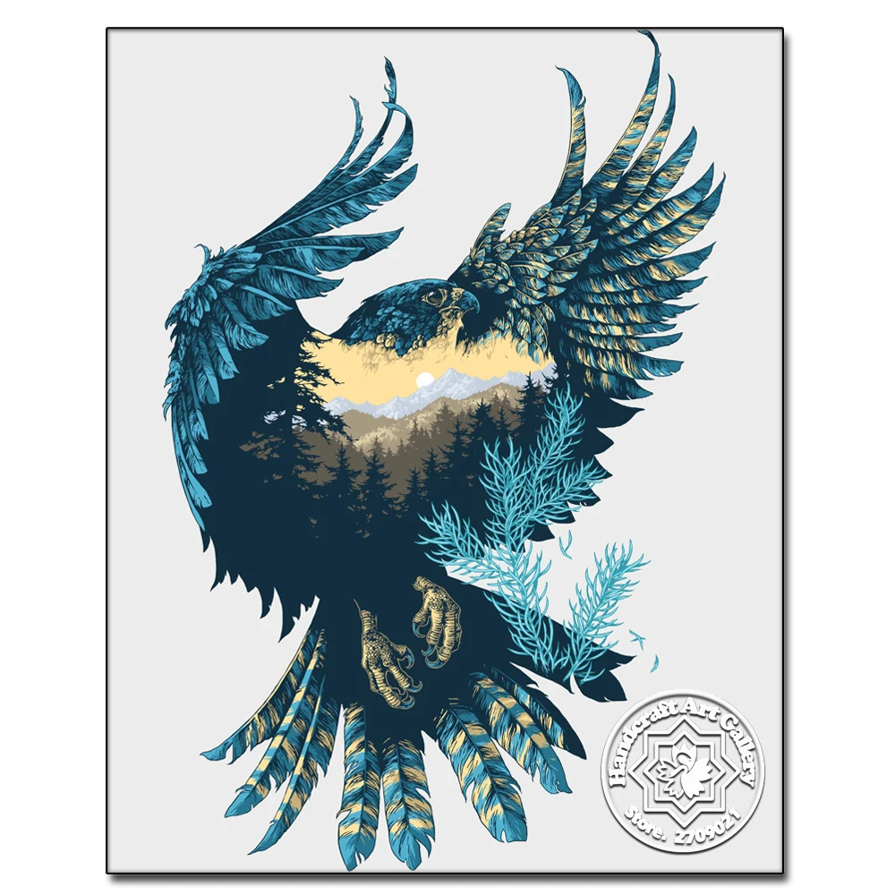 Moonzero Летающая голубь 3D Алмазная живопись своими руками Крест стич животные