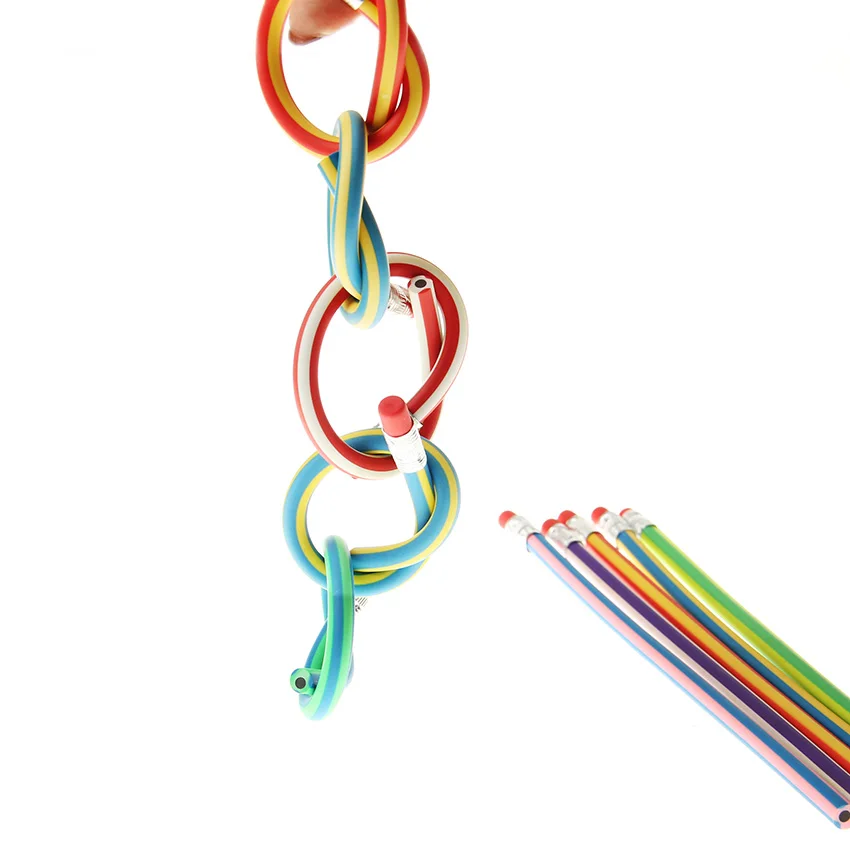 5 шт./лот мягкий карандаш красочный волшебный гибкий гнущийся для детей студентов