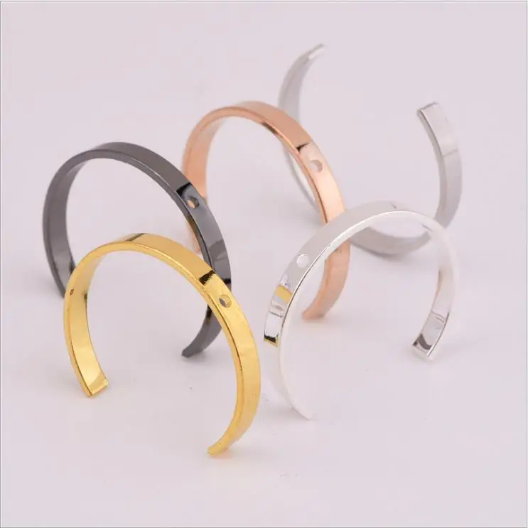 

arc open copper circle pendant diy manual wear bead material han edition C shape round pendant jewelry accessories