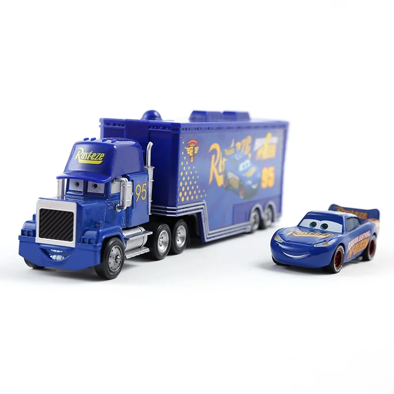 Новинка модель Disney Pixar машина 2 3 Молния Маккуин Джексон шторм дядя грузовик 1:55