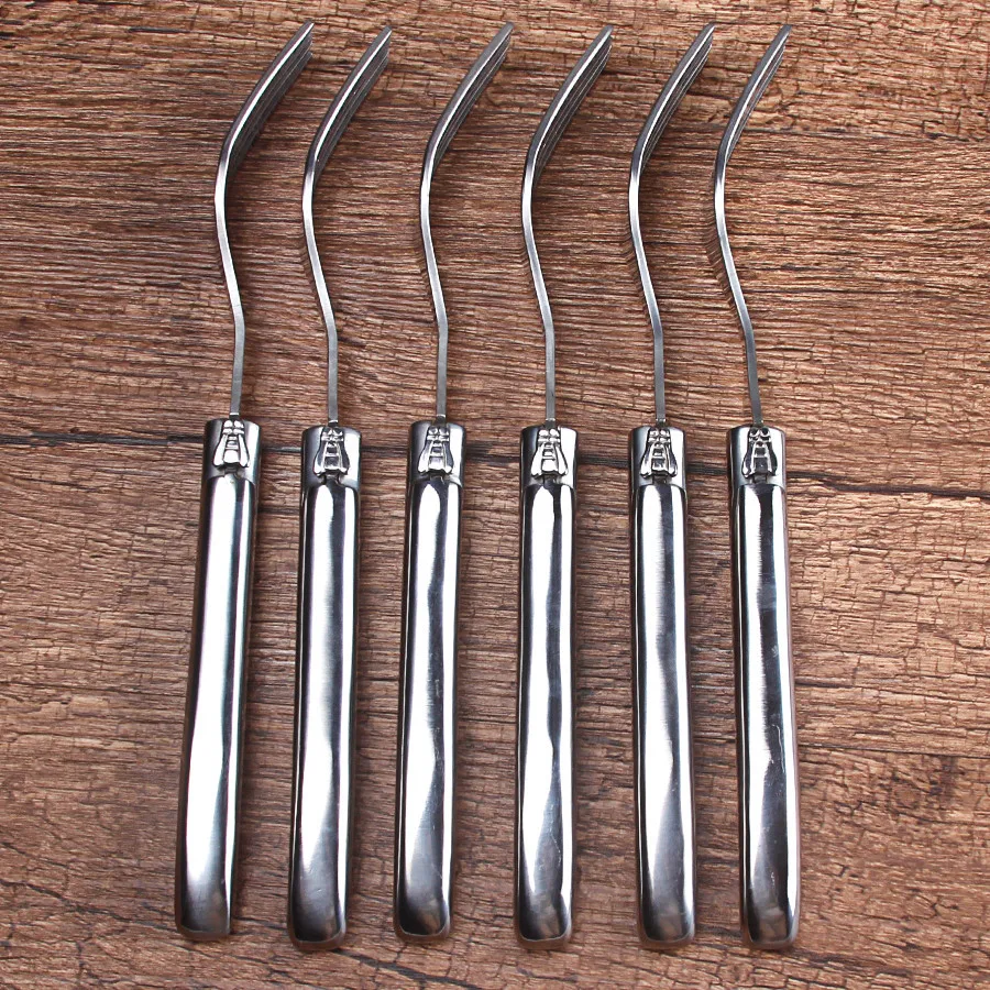 

Laguiole Steak Forks Set Stainless Steel Cutlery Dinnerware Steaks Knife Tableware Set Restaurant Kitchen Tool Set Of 6