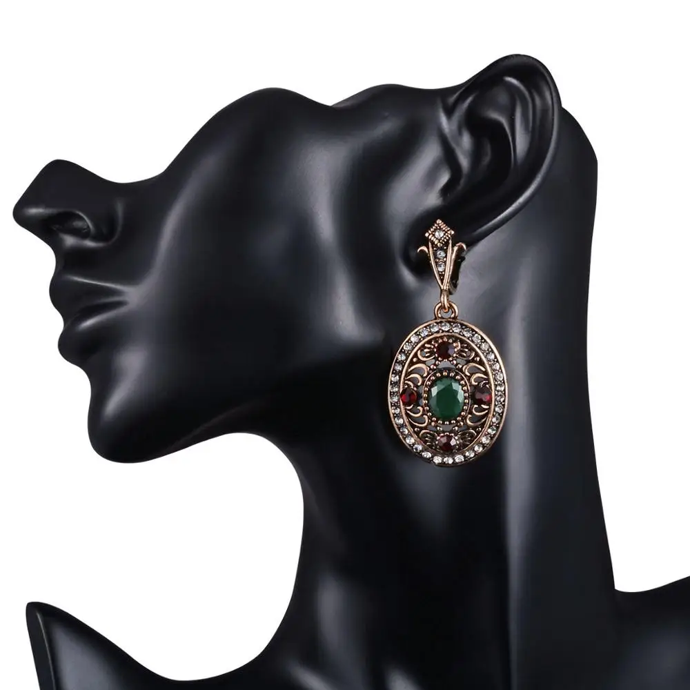 Женские винтажные Серьги Joyme Boho большие висячие серьги на клипсе золотого цвета с