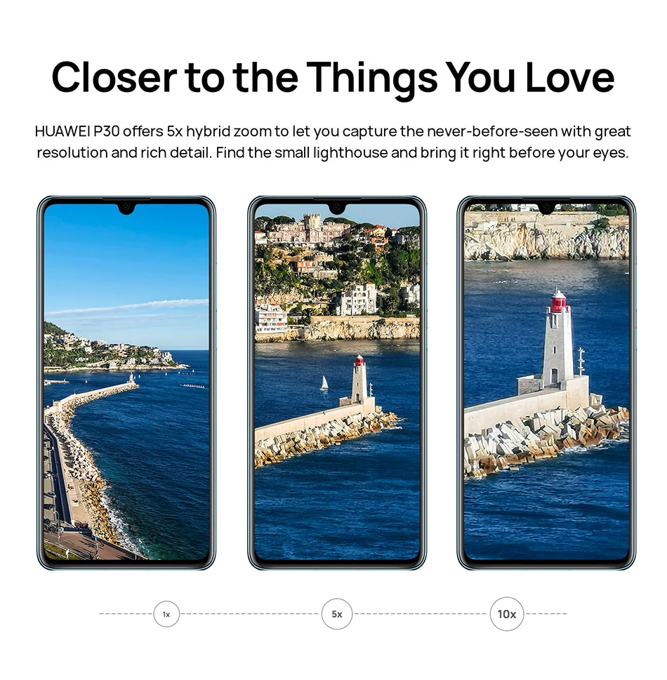 Смартфон HUAWEI P30 4G с глобальной версией, 6,1 дюймов, Android 9, Kirin 980, четыре ядра, 8 ГБ, 128 ГБ, 3650 МП, отпечаток пальца, мА/ч