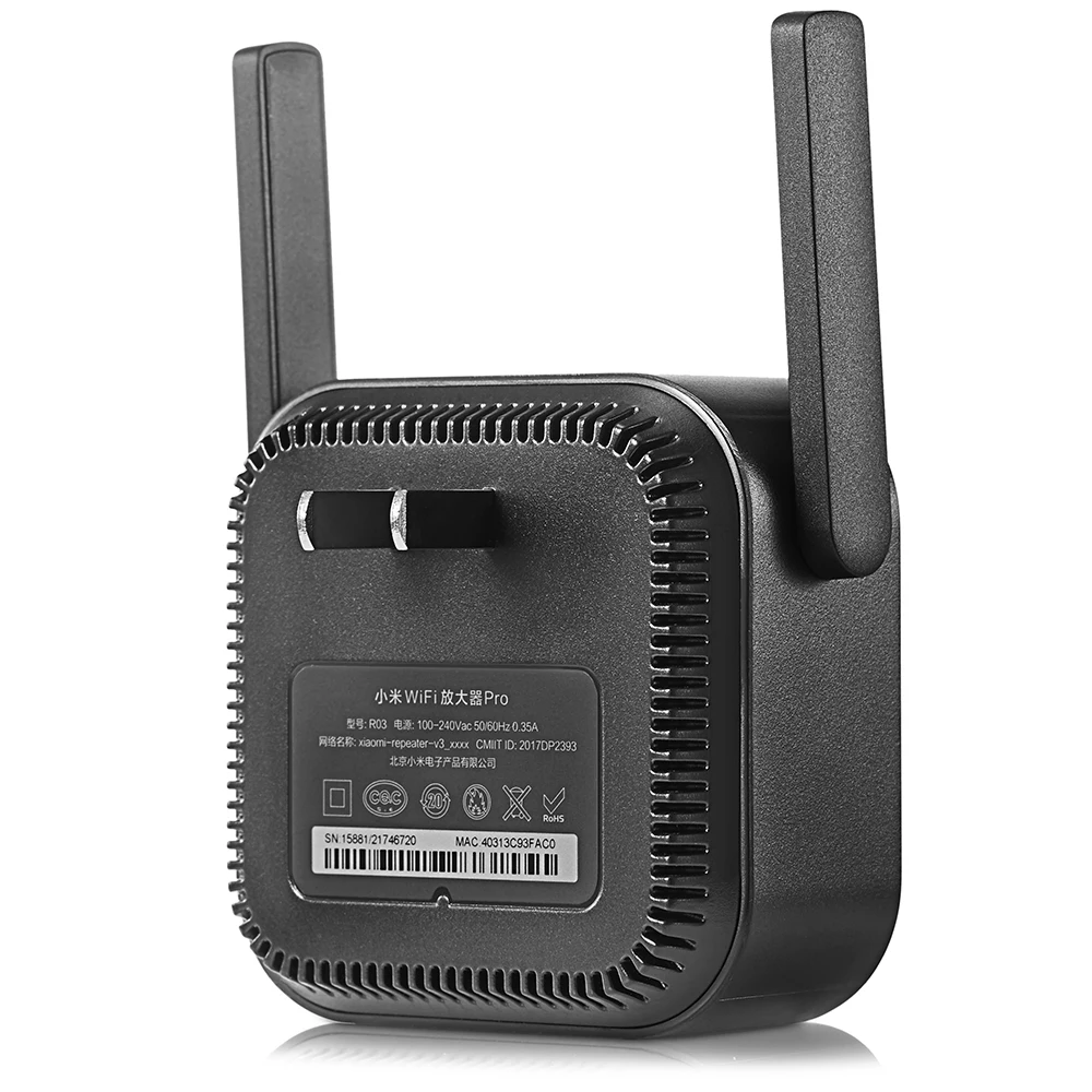 Оригинальный Xiaomi Pro 300 M WiFi усилитель ретранслятор 2 4G Wifi расширитель сигнала Roteador