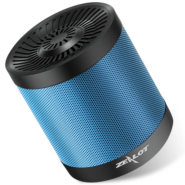 Blue ZEALOT S5 2 Портативный беспроводной Bluetooth динамик стерео сабвуфер TF карта USB флэш-диск AUX воспроизведение с микрофоном - Цвет: Blue