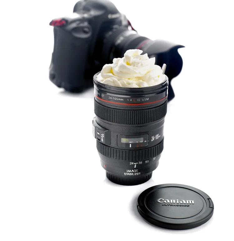 Бесплатная доставка CPAM кофейная кружка с логотипом Caniam|camera lens mug cup|camera mugcoffee camera |