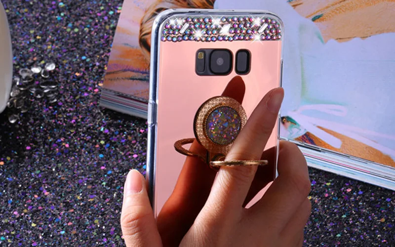Bling Soft Ring Holder Case For Samsung Galaxy S20 Ultra Note 10 8 9 5 4 S9 S8 s10 S10E Plus S7 Edge A3 A5 A7 J3 J5 J7 2017 |