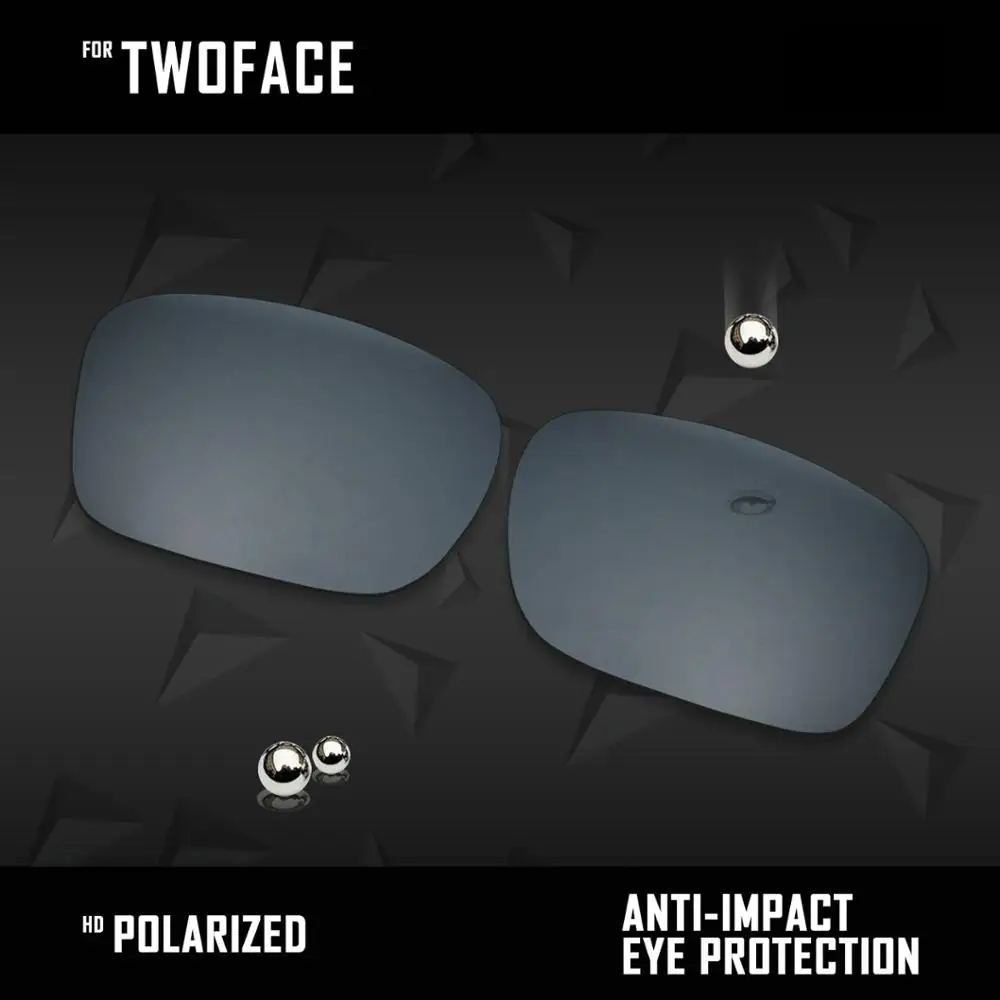 Замена линз OOWLIT для солнцезащитных очков Oakley TwoFace OO9189 поляризационные разные
