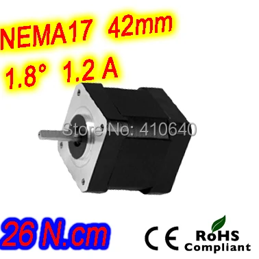 Хорошее качество шаговый двигатель 17HS15 1206S L 39 мм Nema17 с 1 8 град 2 а 26 Н. См и