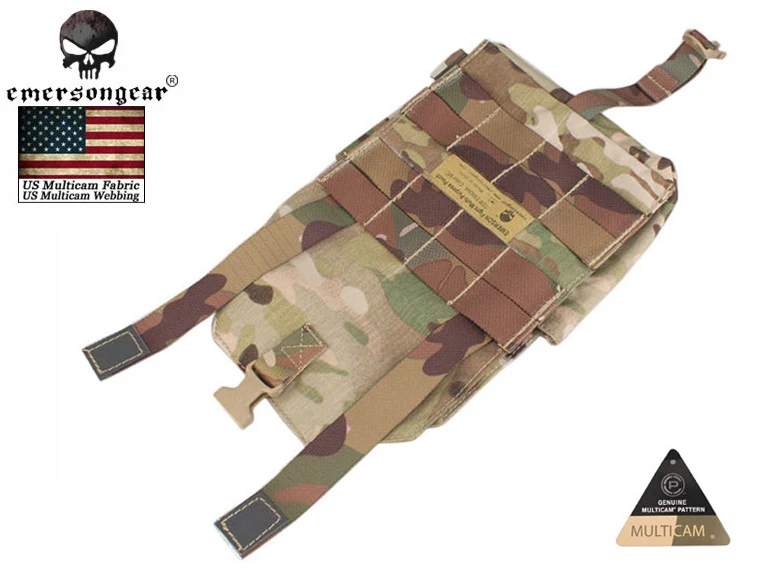 Многофункциональная сумка Emersongear Fight для страйкбола Боевая Сумка Molle EM8344 Multicam|gear
