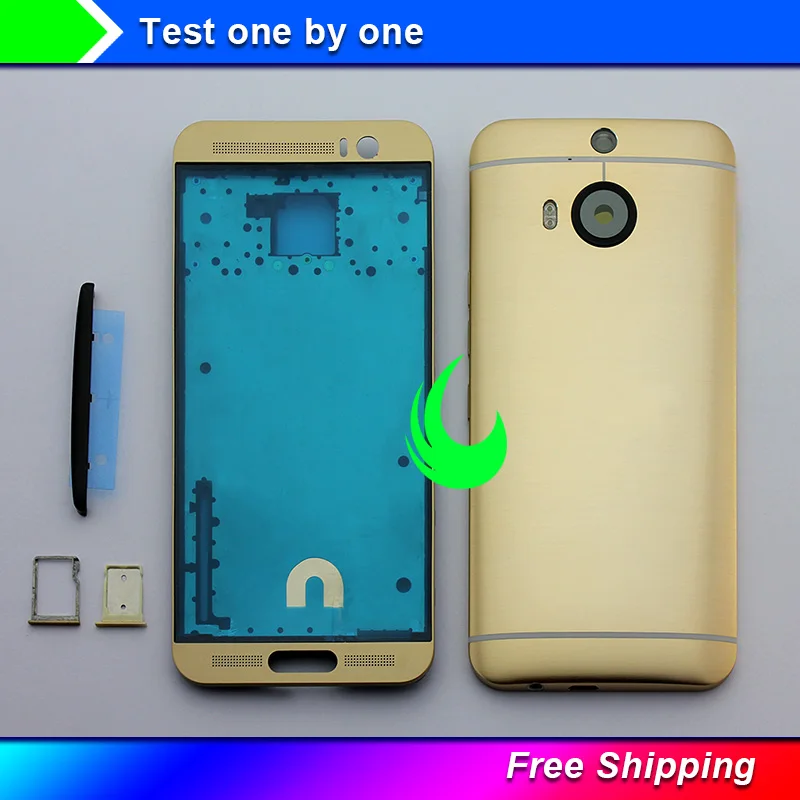 ЖК передняя панель Батарея дверь задняя крышка для HTC One M9 Plus Мощность кнопки регулировки громкости w Камера объектив+ SIM/SD слот M9+ Корпус