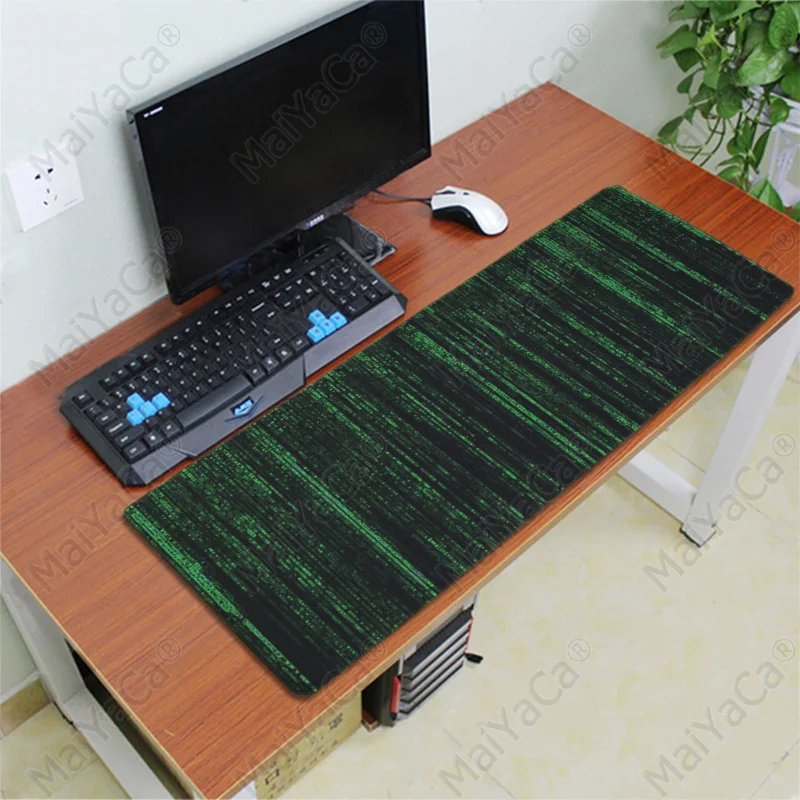 Lock Edge 40X90cm MaiYaCa качество хакер стиль индивидуальные коврики для мыши компьютер Аниме Коврик для мыши и ноутбука большой коврик для мыши клавиатуры коврик - Цвет: Lock Edge 40X90cm