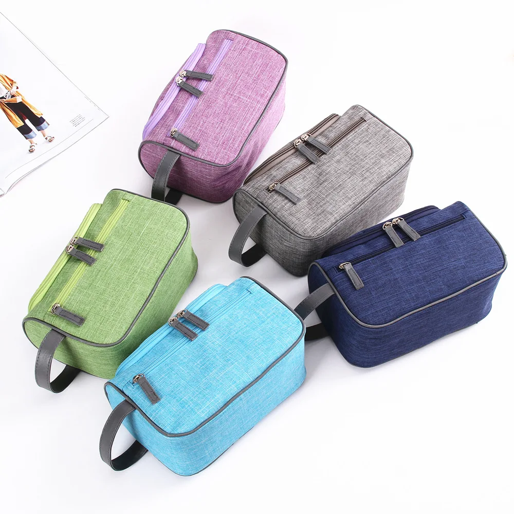 

Fashion Men Function Cosmetic Bag Business Makeup Case Women Travel Make Up Zipper Organizer Storage Pouch Toiletry Wash Kit