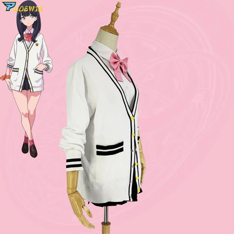 SSSS. GRIDMAN Takarada Rikka Shinjo Akane костюм для косплея японского аниме Denkou Choujin Gridman униформа