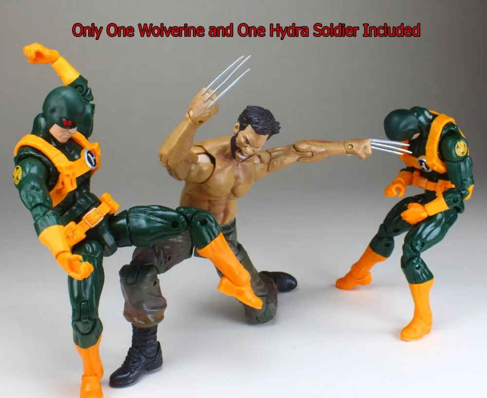 Marvel выбор легенд фильм "Росомаха" Logan Vs Hydra Soldier свободная фигурка