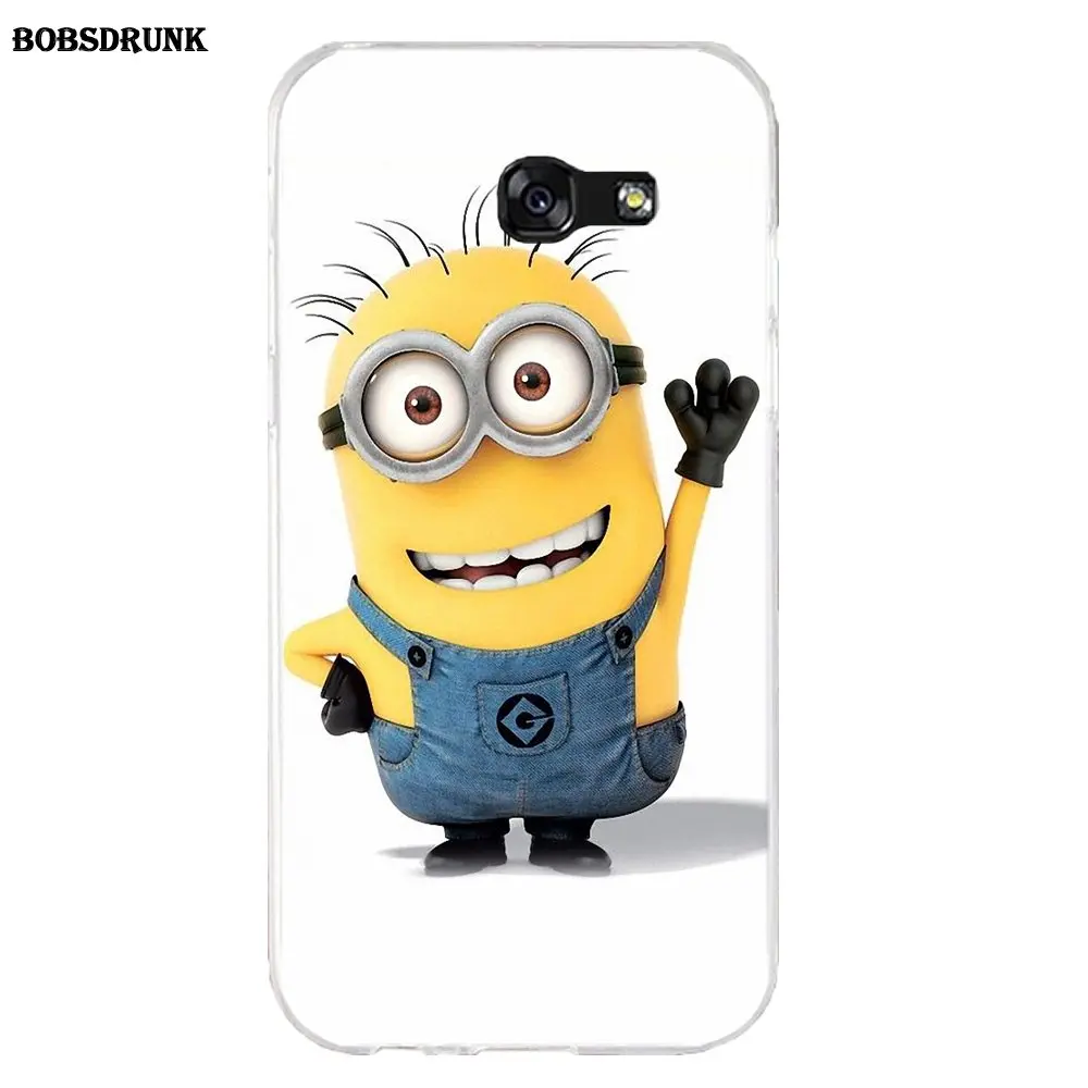 EJGROUP для samsung Galaxy A3 A5 A7 J1 J2 J3 J5 J7 чехол для телефона из мягкого силикона ТПУ с рисунком прозрачные чехлы Gru футболка с миньонами для детей; D меня - Цвет: as picture
