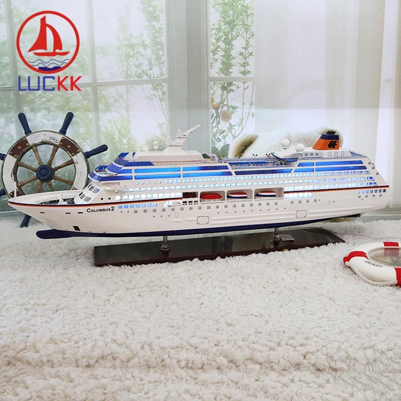 LUCKK 90 см большой светодиодный Круизный домик в средиземноморском стиле Роскошный