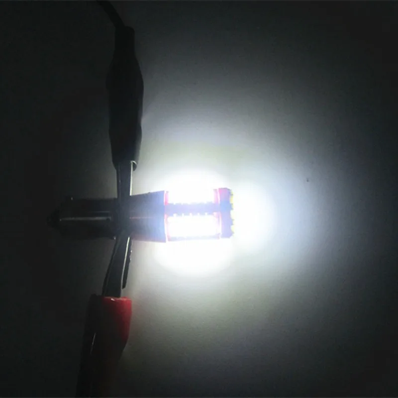 2X BA9S Canbus 57 SMD 3014 светодиодный Авто T4W BAX9S H6W BAY9S H21W белый 12V автомобильный боковой Клин зазора двери маркер обратный фара