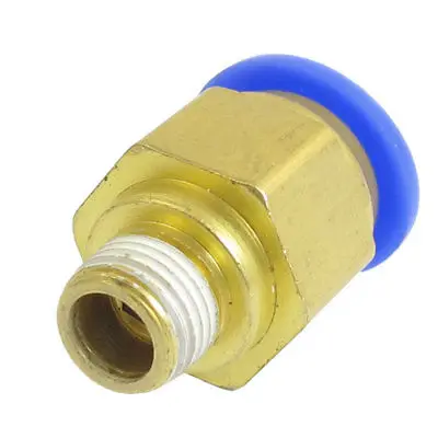 

10mm Hole Push in Quick Joint 1/8" PT Thread Pneumatic Brass Connector