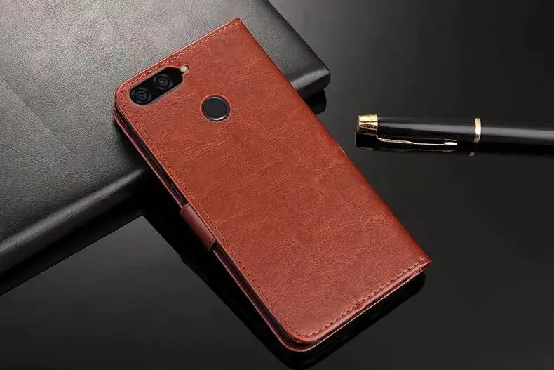 P умный кожаный чехол премиум-класса, кожаный флип-чехол для huawei P Smart FIG-LA1 LX1 LX2 LX3, чехол для телефона, Fundas Capa