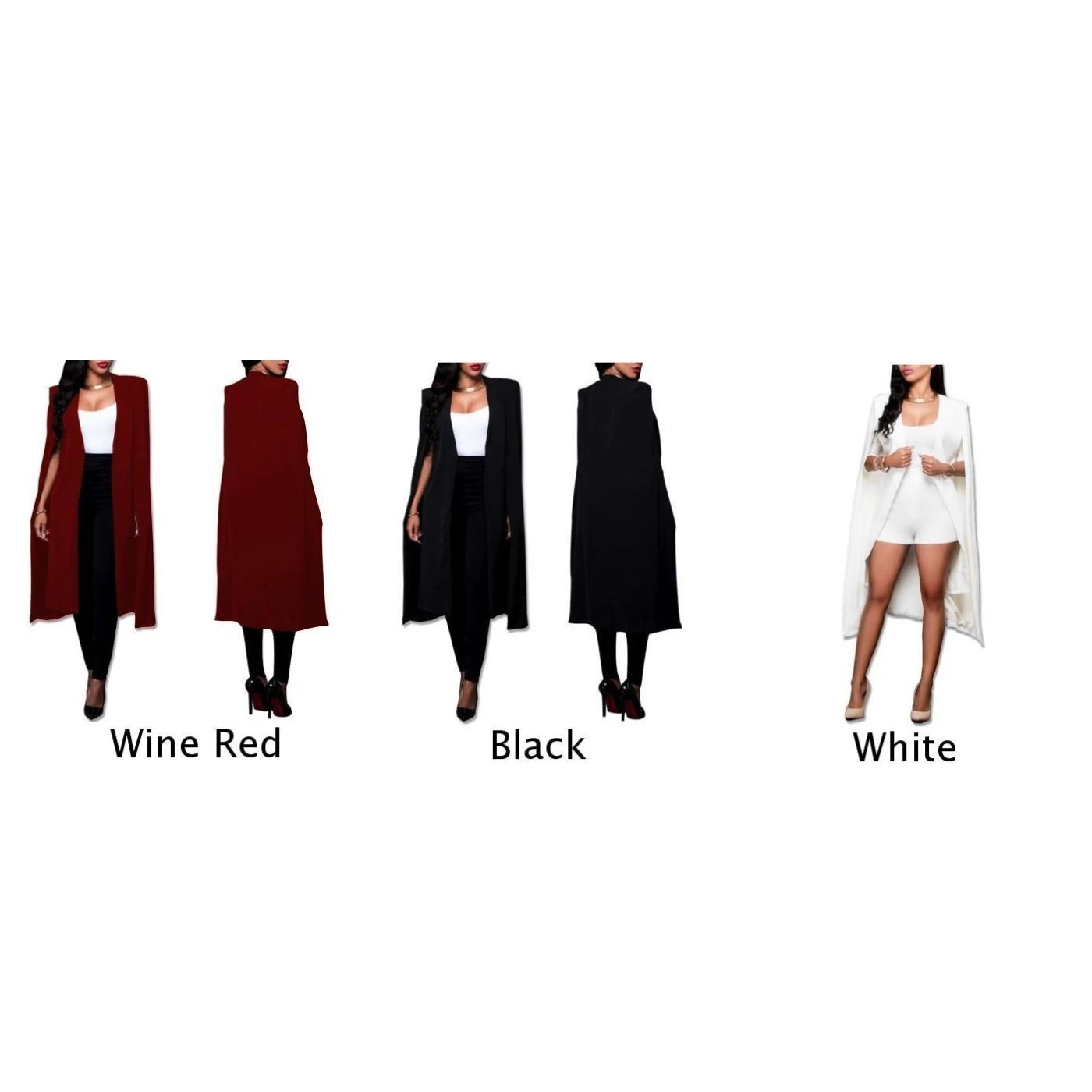 M ~ 4XL пальто плащ женский кардиган осенняя Длинная накидка блейзер верхняя одежда