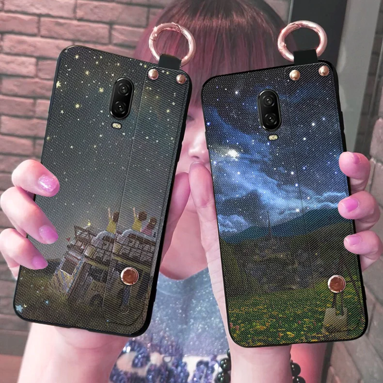 Мягкий силиконовый чехол для Oneplus 3 One plus 3T 5 5T с ремешком Space Sky 6 T / 1 +