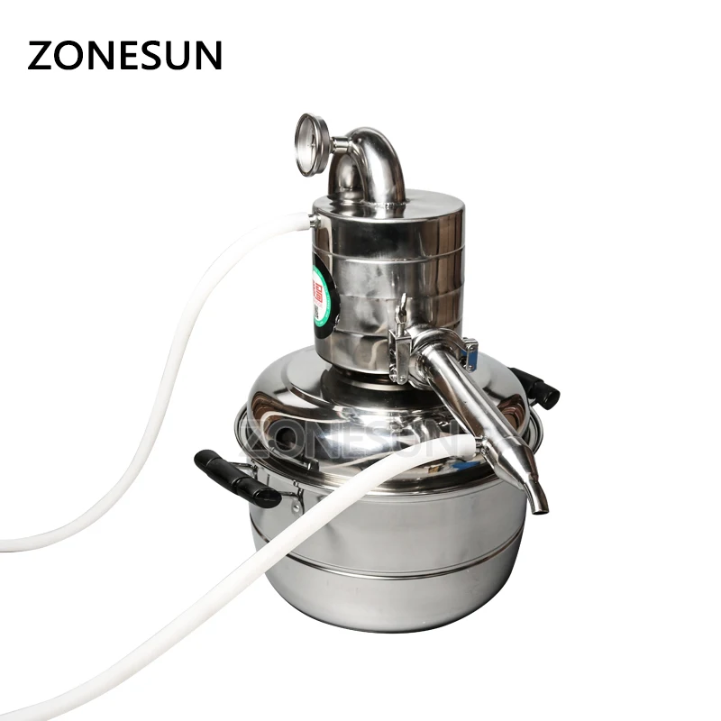 Дистиллятор для вина ZONESUN 10L набор барных принадлежностей эфирного масла бойлер