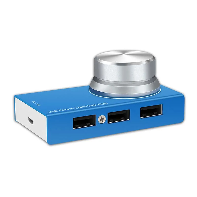 USB регулятор громкости Chielecna для компьютера аудио с одной кнопкой бесшумный Win7 /